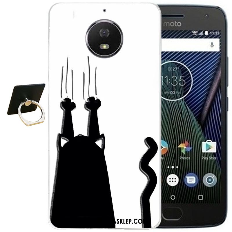 Futerał Moto G5s Plus Relief Anti-fall Przezroczysty Kreskówka Ochraniacz Etui Sklep