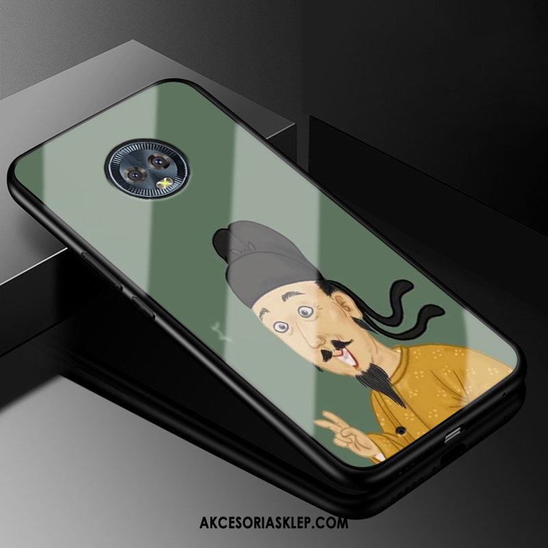 Futerał Moto G6 Modna Marka Ochraniacz Zielony Zakochani Chiński Styl Pokrowce Tanie