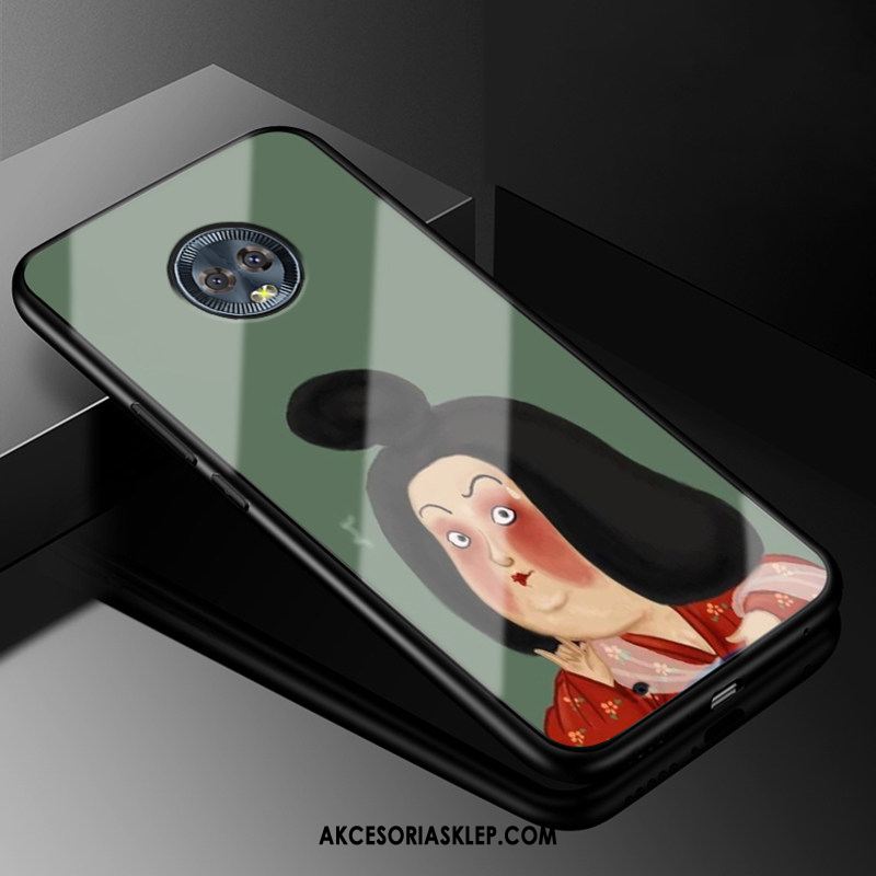 Futerał Moto G6 Modna Marka Ochraniacz Zielony Zakochani Chiński Styl Pokrowce Tanie