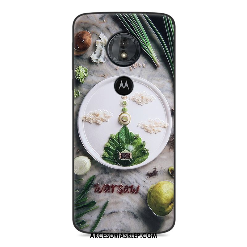 Futerał Moto G6 Play Telefon Komórkowy Miękki Kreskówka Zielony All Inclusive Etui Kupię