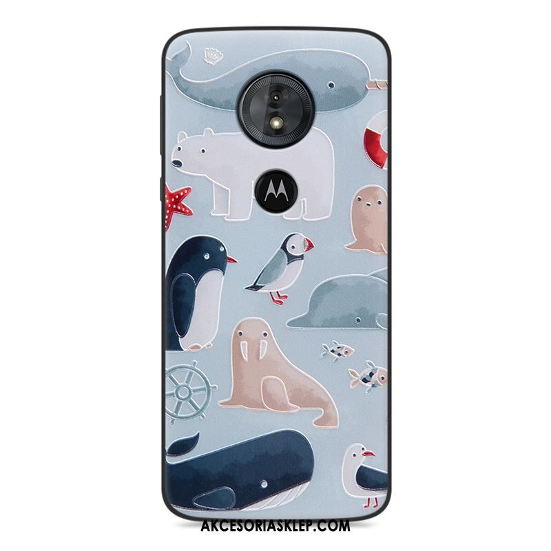 Futerał Moto G6 Play Telefon Komórkowy Miękki Kreskówka Zielony All Inclusive Etui Kupię