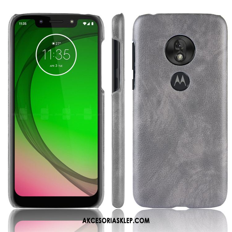 Futerał Moto G7 Play Litchi Anti-fall Ochraniacz Telefon Komórkowy Skóra Tanie