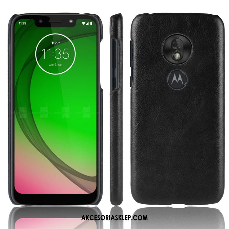 Futerał Moto G7 Play Litchi Anti-fall Ochraniacz Telefon Komórkowy Skóra Tanie