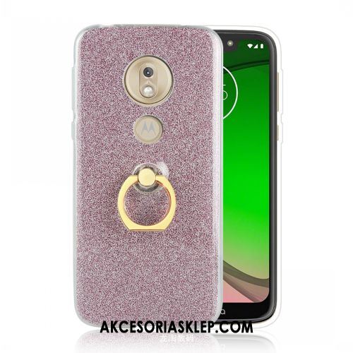 Futerał Moto G7 Play Miękki Anti-fall Wspornik Telefon Komórkowy Ring Etui Dyskont