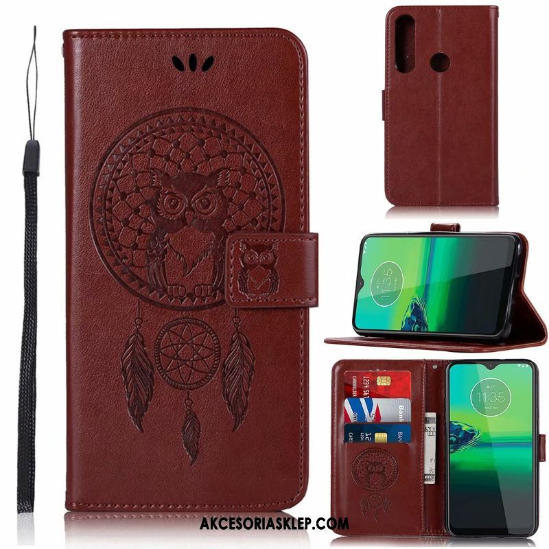 Futerał Moto G8 Plus Ochraniacz Telefon Komórkowy Różowe Wzór Skórzany Futerał Obudowa Tanie