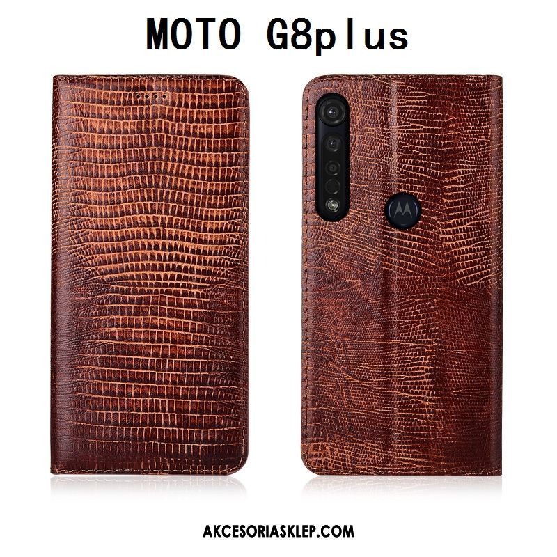 Futerał Moto G8 Plus Skórzany Futerał All Inclusive Miękki Anti-fall Ochraniacz Etui Online