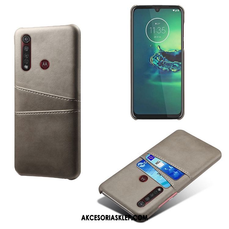 Futerał Moto G8 Plus Żółty Anti-fall Wzór Bydło Torby Etui Tanie