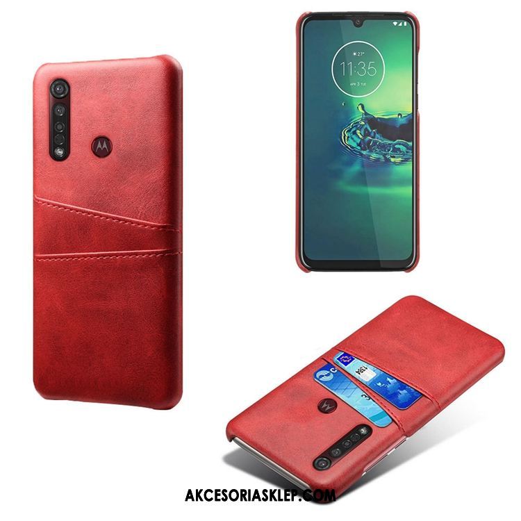 Futerał Moto G8 Plus Żółty Anti-fall Wzór Bydło Torby Etui Tanie