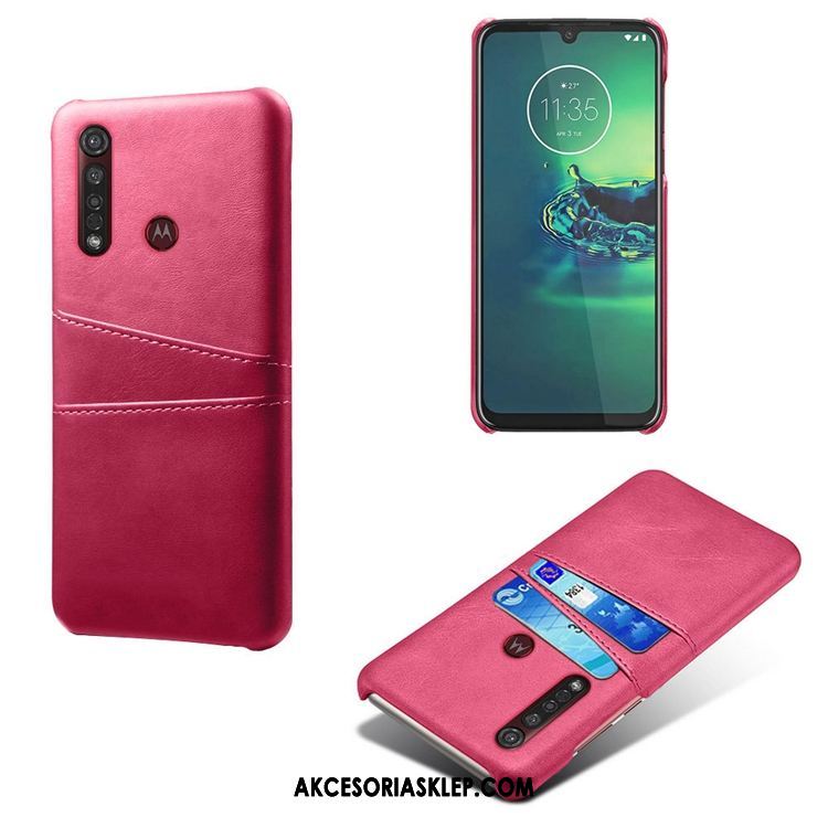 Futerał Moto G8 Plus Żółty Anti-fall Wzór Bydło Torby Etui Tanie