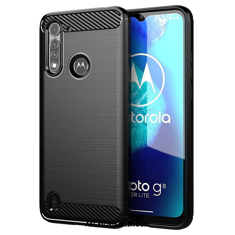 Futerał Moto G8 Power Lite Cienka Miękki Czarny Telefon Komórkowy Obudowa Sklep