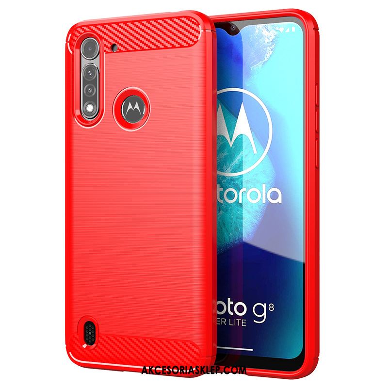 Futerał Moto G8 Power Lite Cienka Miękki Czarny Telefon Komórkowy Obudowa Sklep