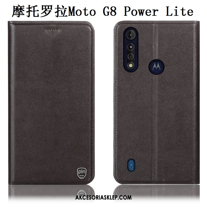 Futerał Moto G8 Power Lite Telefon Komórkowy Ochraniacz Wzór Anti-fall Żółty Pokrowce Online