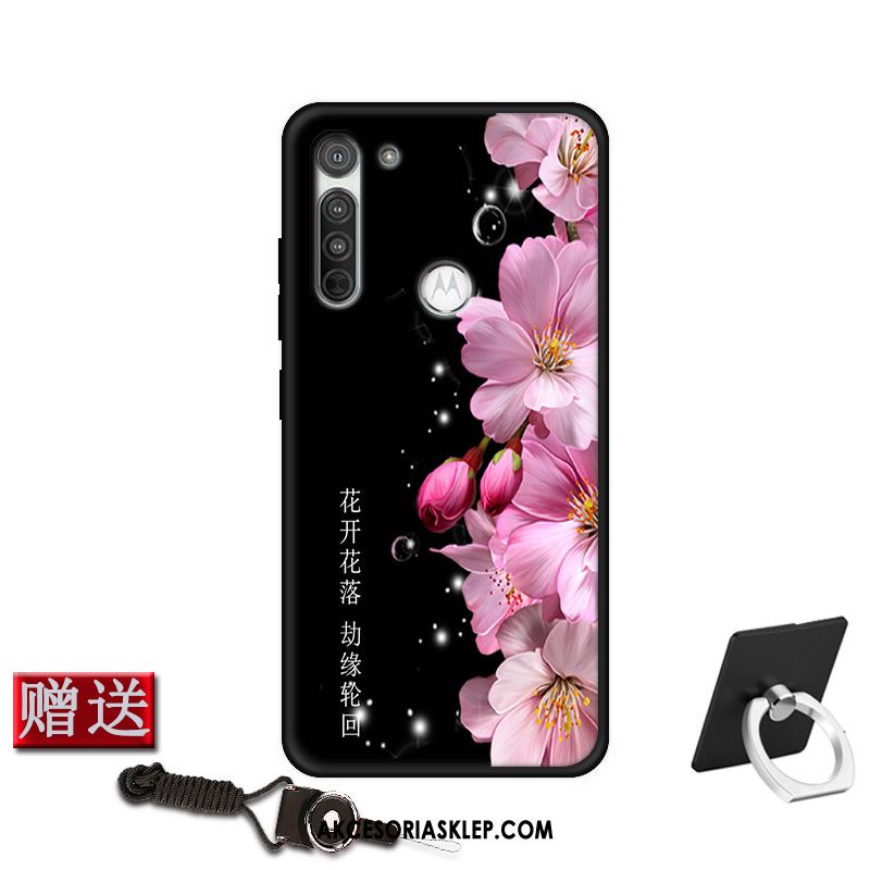 Futerał Moto G8 Power Piękny Miękki Dostosowane Czerwony Nubuku Pokrowce Kup