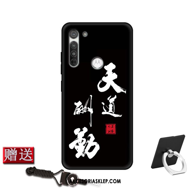 Futerał Moto G8 Power Piękny Miękki Dostosowane Czerwony Nubuku Pokrowce Kup