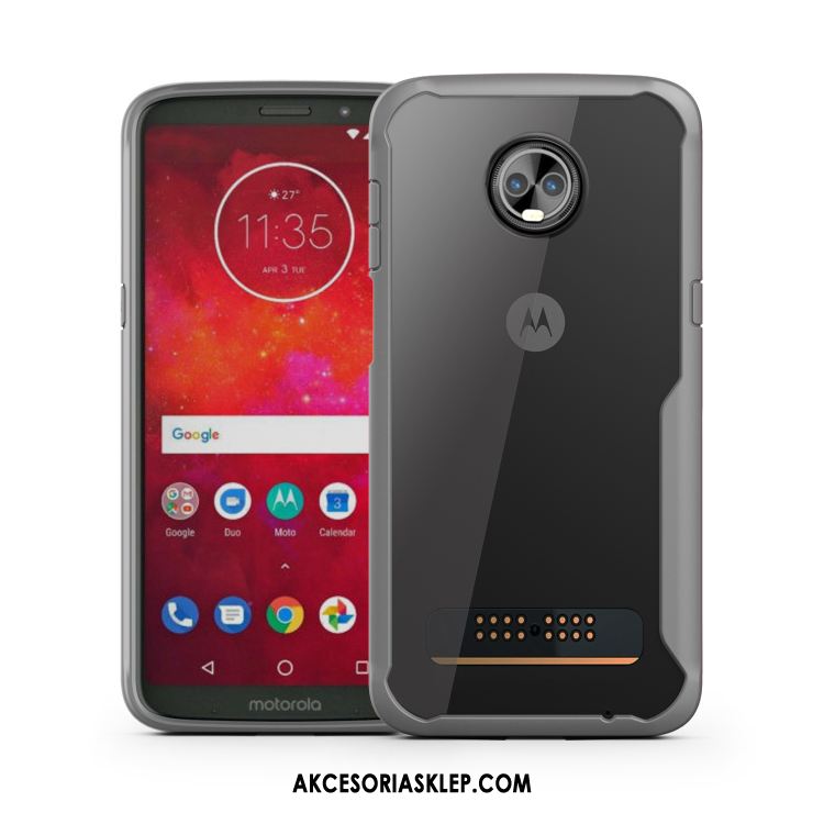 Futerał Moto Z3 Play Biały Proste Telefon Komórkowy Ochraniacz All Inclusive Pokrowce Oferta