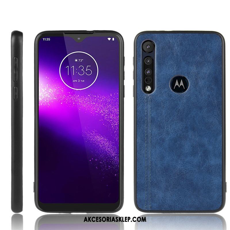 Futerał Motorola One Macro Czerwony Telefon Komórkowy Ochraniacz Bydło Trudno Etui Sklep