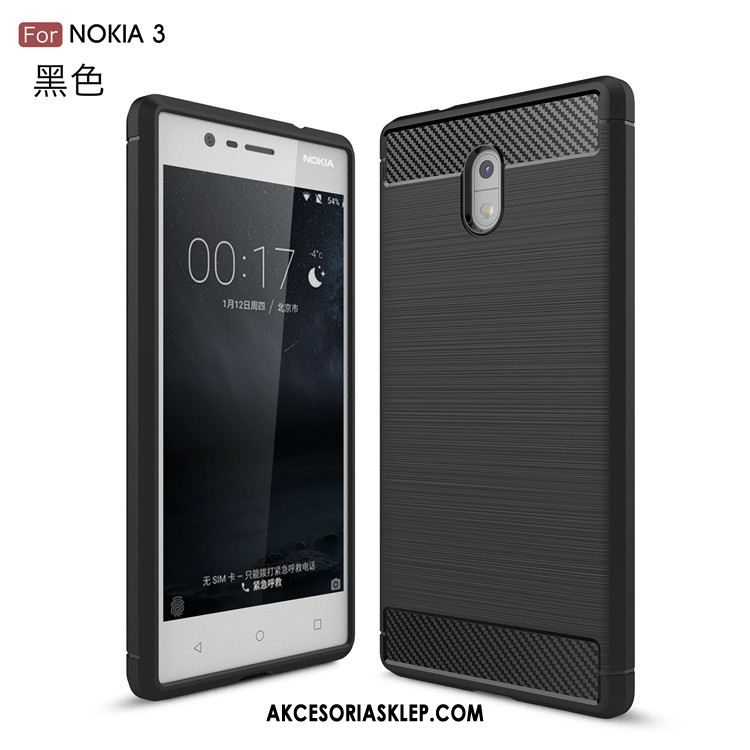 Futerał Nokia 3 Anti-fall Silikonowe Obrzeża Miękki Telefon Komórkowy Etui Sprzedam