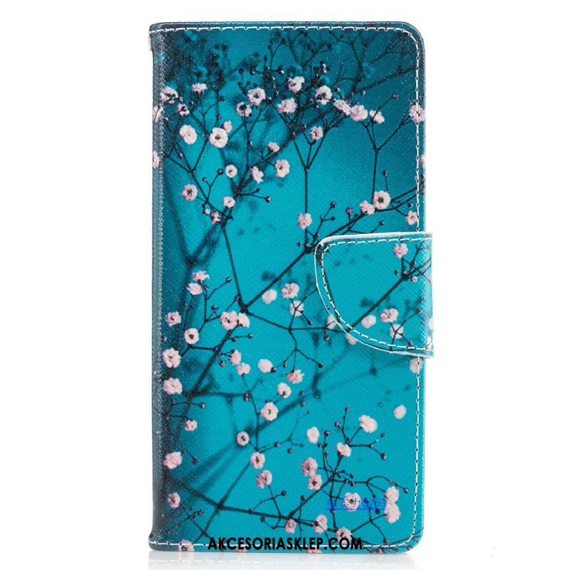 Futerał Nokia 5 Cienkie Anti-fall Niebieski Klapa Wspornik Etui Sklep