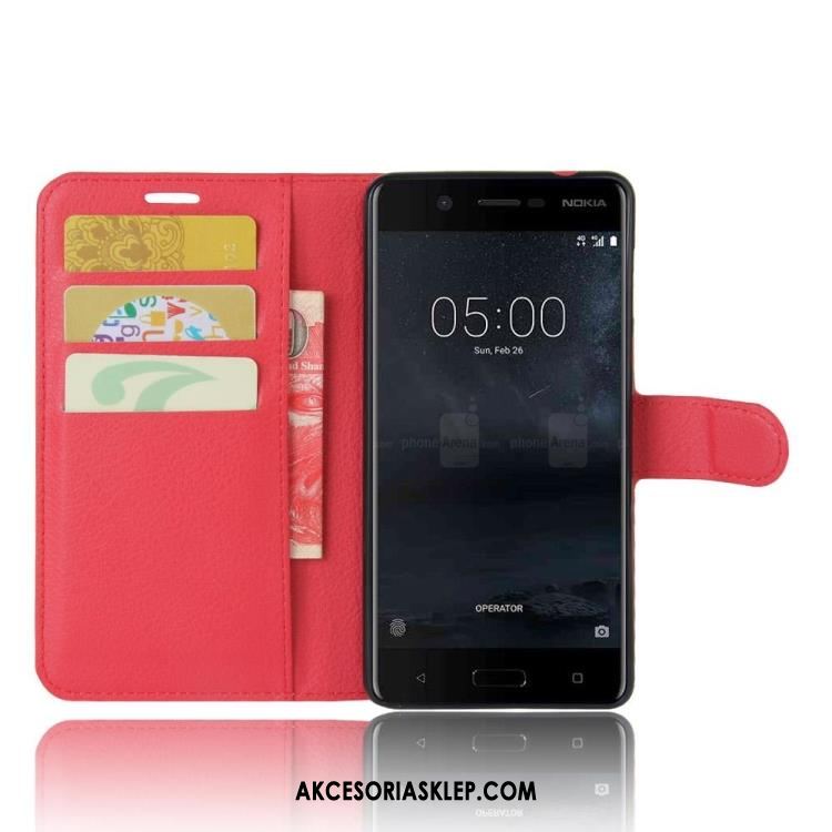 Futerał Nokia 5 Niebieski Ochraniacz Telefon Komórkowy Skórzany Futerał Karta Etui Sprzedam