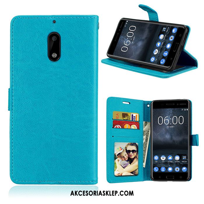 Futerał Nokia 6 Portfel Skórzany Futerał Telefon Komórkowy Silikonowe Ochraniacz Etui Kup