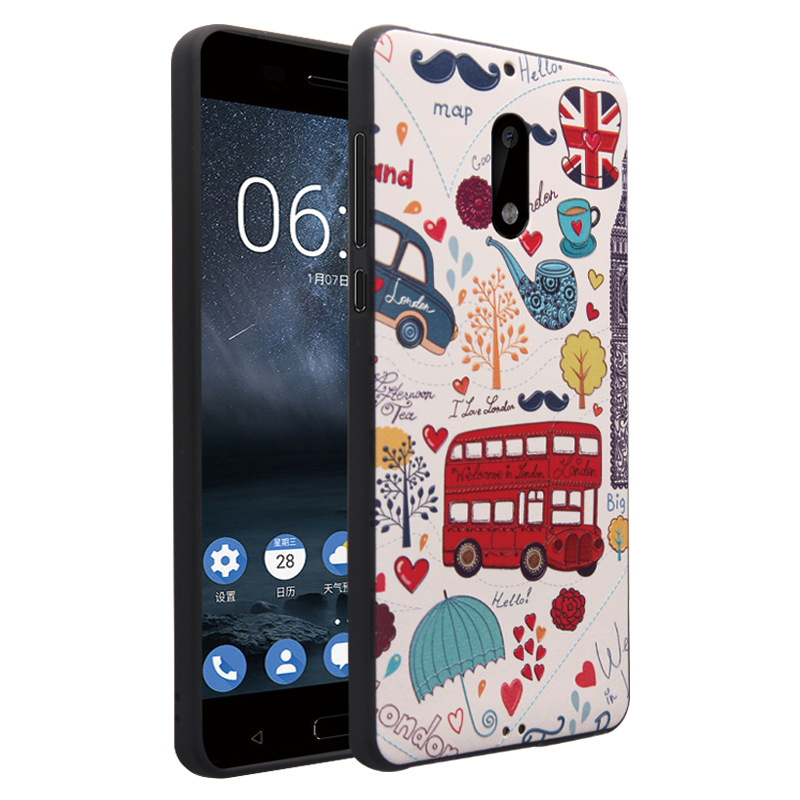 Futerał Nokia 6 Tendencja Czarny Ochraniacz All Inclusive Telefon Komórkowy Etui Kup