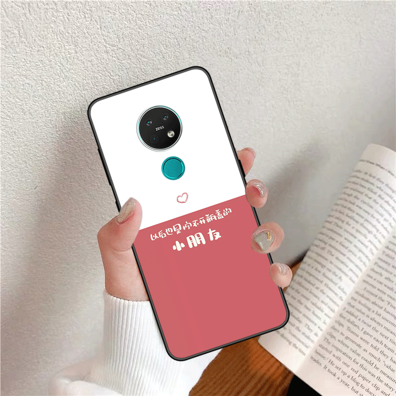 Futerał Nokia 7.2 Kreatywne Dostosowane Zakochani Czerwony Netto Telefon Komórkowy Pokrowce Sprzedam