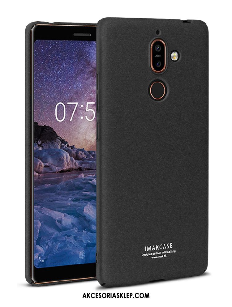 Futerał Nokia 7 Plus Nubuku All Inclusive Ochraniacz Czarny Denim Etui Kup