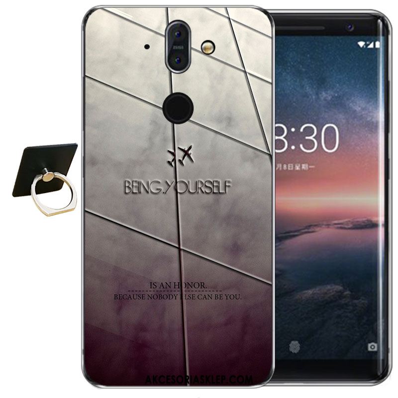 Futerał Nokia 8 Sirocco Wysoki Kreskówka Silikonowe All Inclusive Czarny Na Sprzedaż