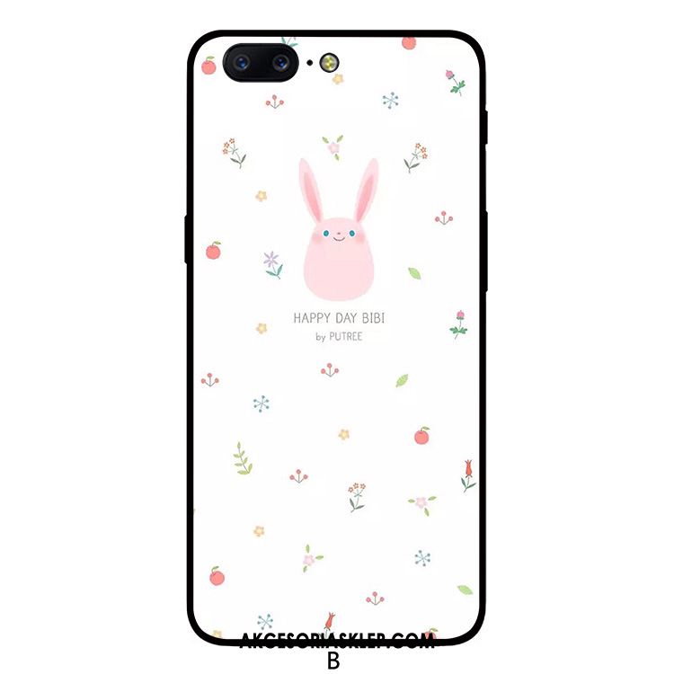 Futerał Oneplus 5 Bunny Nubuku Miękki Biały Telefon Komórkowy Tanie