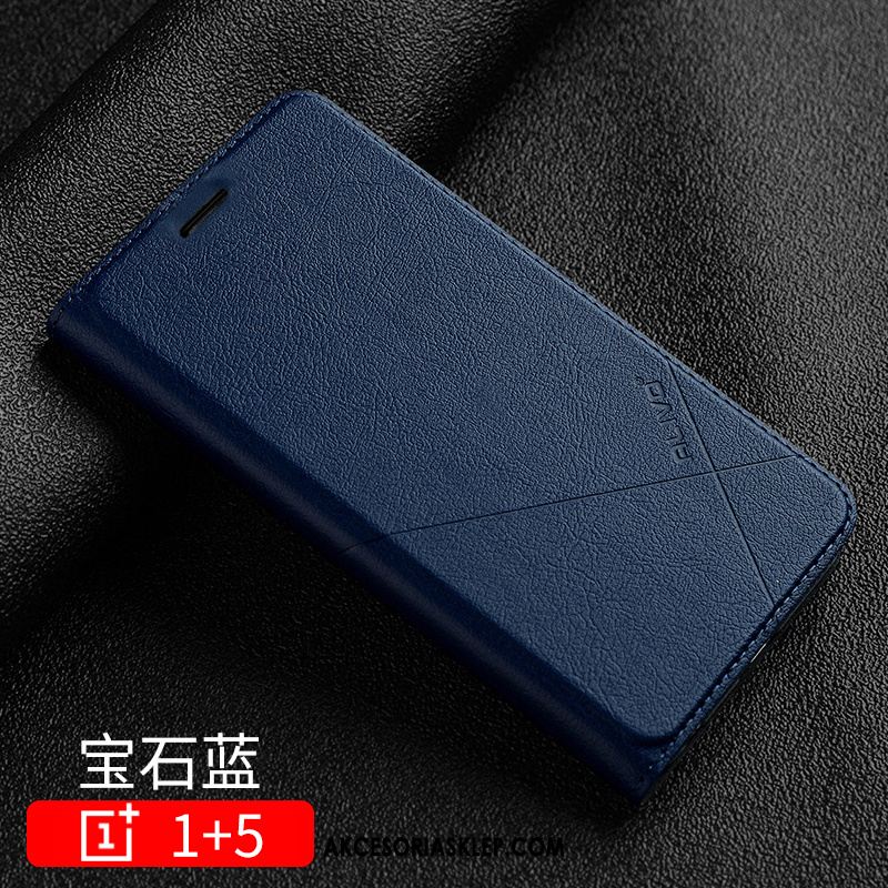 Futerał Oneplus 5 Czarny Skórzany Futerał Anti-fall All Inclusive Telefon Komórkowy Obudowa Sklep