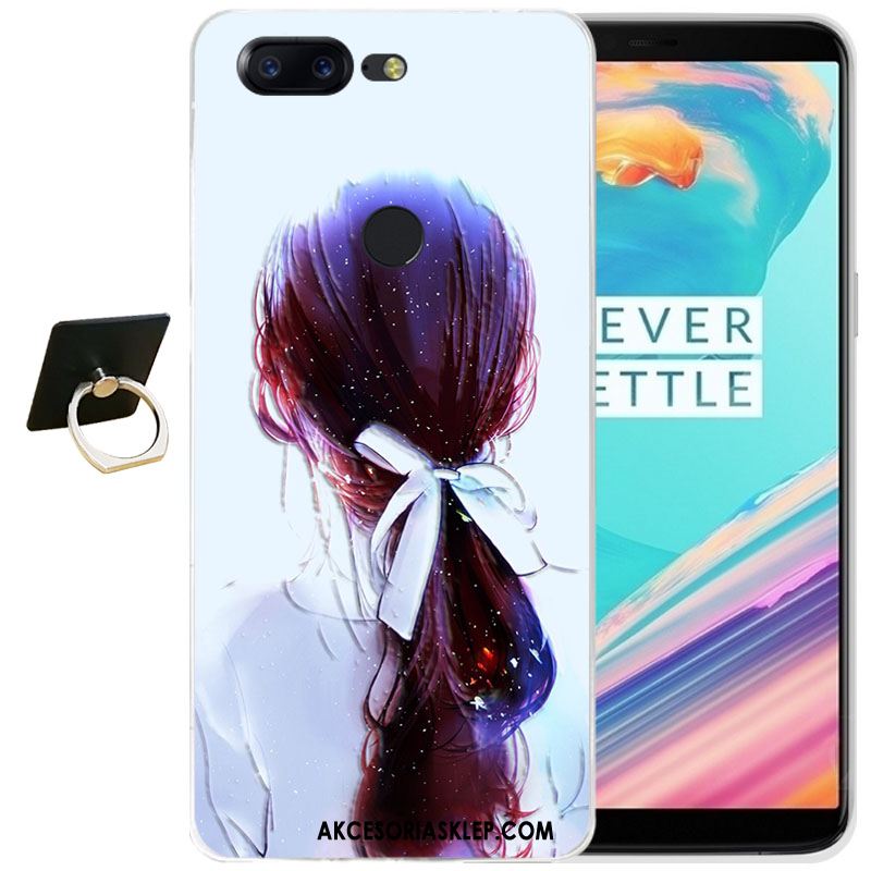 Futerał Oneplus 5t Relief Różowe Anti-fall Miękki Ochraniacz Obudowa Sklep