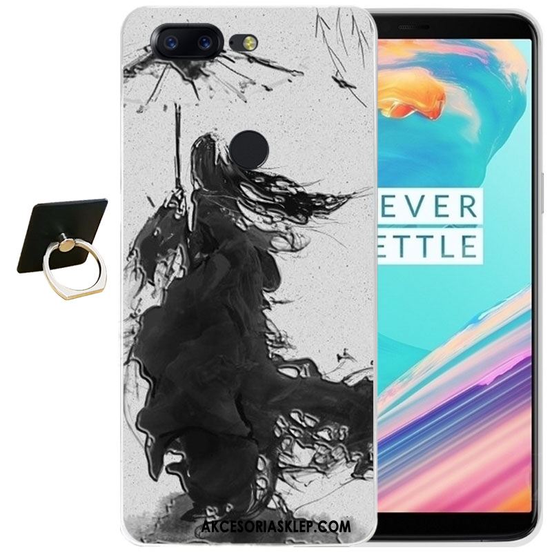 Futerał Oneplus 5t Relief Różowe Anti-fall Miękki Ochraniacz Obudowa Sklep