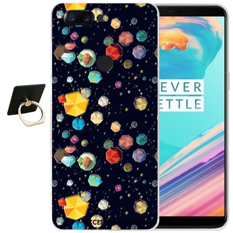 Futerał Oneplus 5t Relief Różowe Anti-fall Miękki Ochraniacz Obudowa Sklep