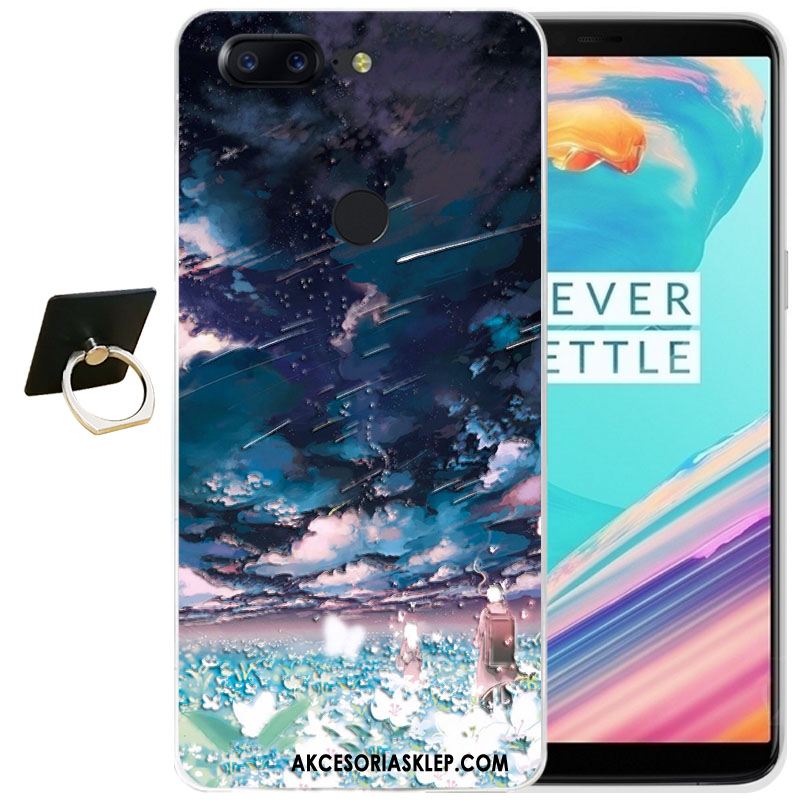 Futerał Oneplus 5t Relief Różowe Anti-fall Miękki Ochraniacz Obudowa Sklep