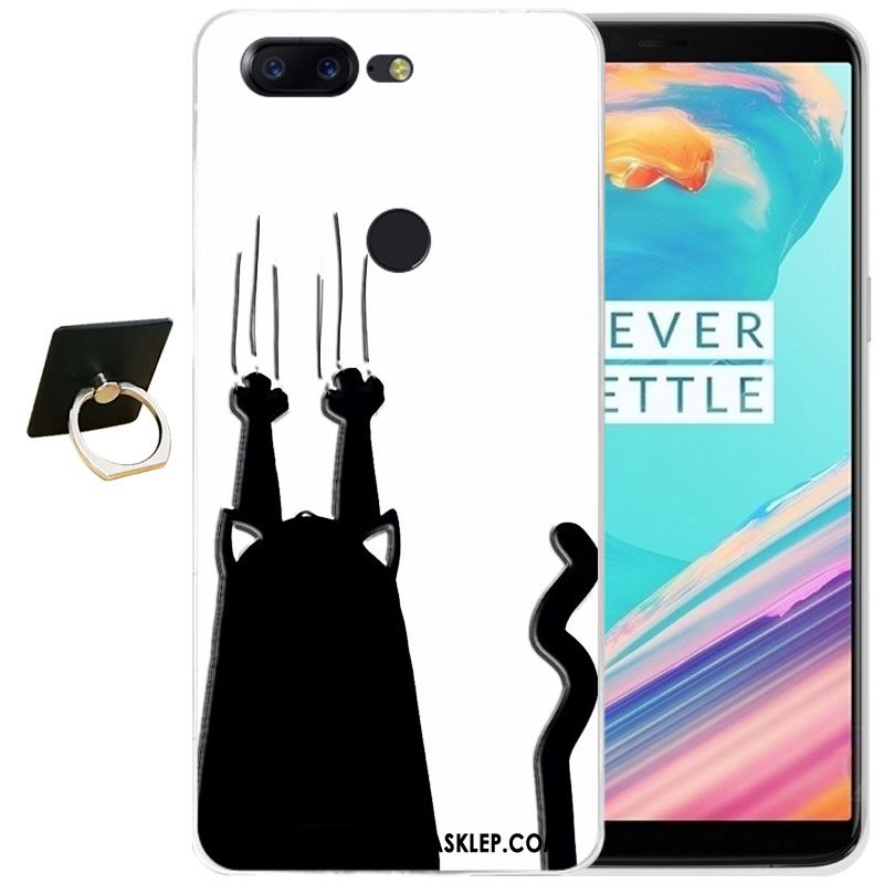 Futerał Oneplus 5t Relief Różowe Anti-fall Miękki Ochraniacz Obudowa Sklep