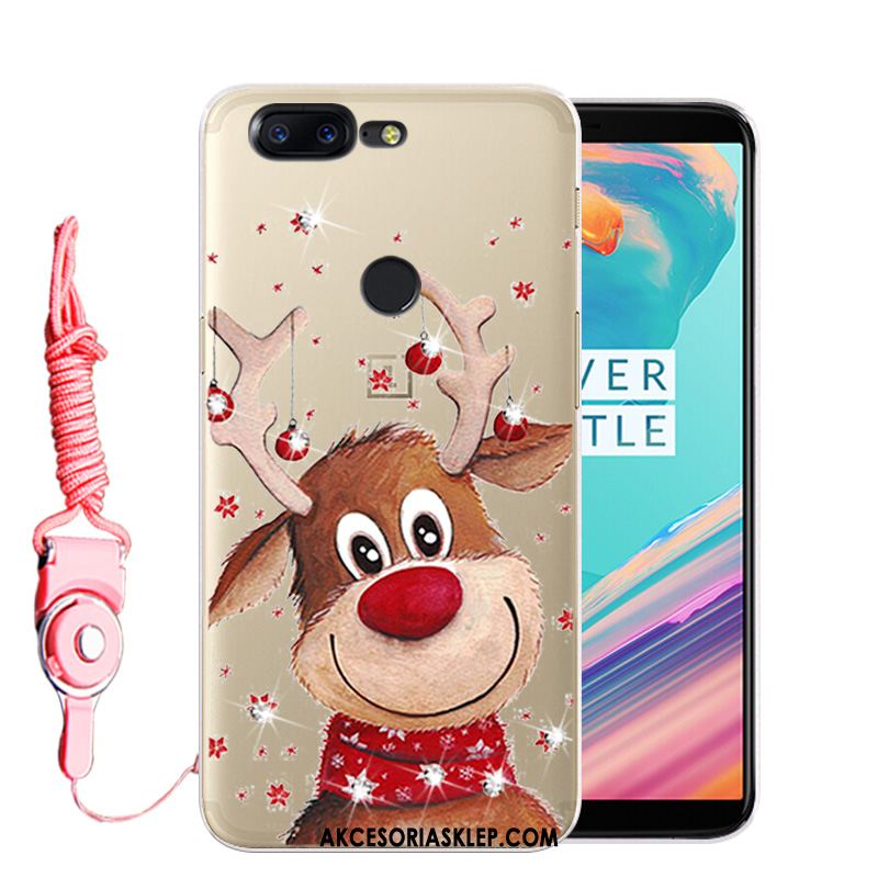 Futerał Oneplus 5t Telefon Komórkowy Rhinestone Biały Anti-fall Ochraniacz Pokrowce Sklep