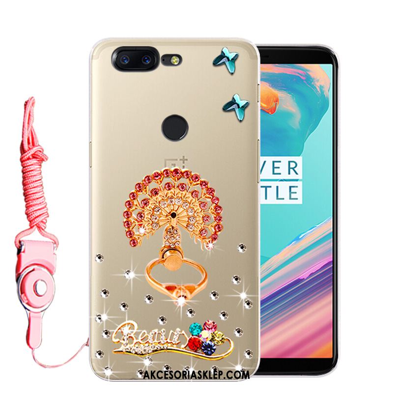 Futerał Oneplus 5t Telefon Komórkowy Rhinestone Biały Anti-fall Ochraniacz Pokrowce Sklep