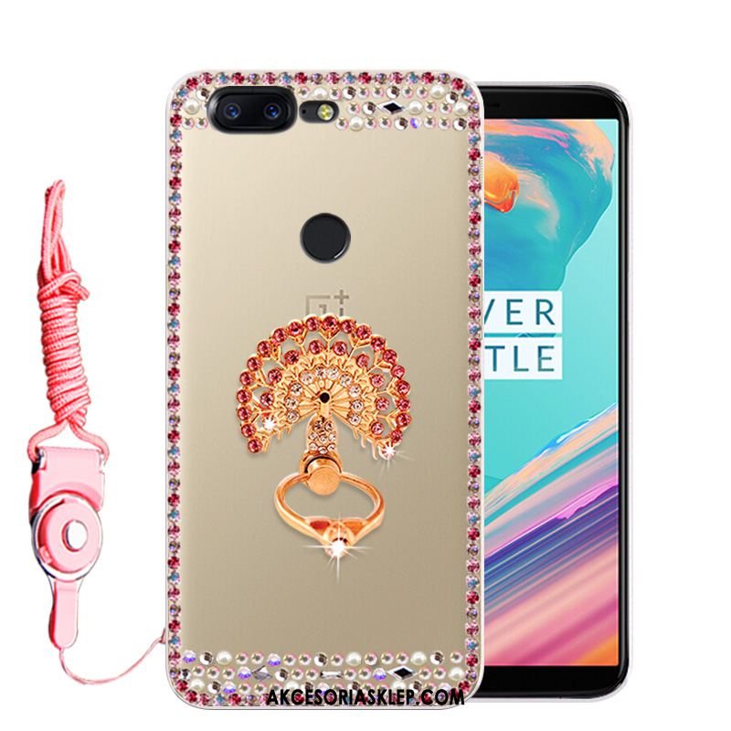 Futerał Oneplus 5t Telefon Komórkowy Rhinestone Biały Anti-fall Ochraniacz Pokrowce Sklep