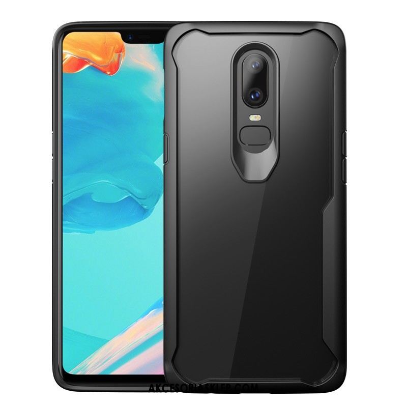 Futerał Oneplus 6 Telefon Komórkowy Silikonowe Obrzeża Czarny Balon Etui Tanie