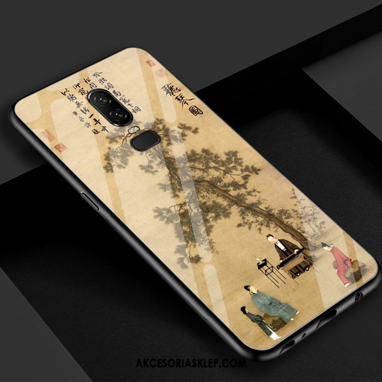 Futerał Oneplus 6 Zielony Vintage Ochraniacz Wzór Telefon Komórkowy Etui Sklep