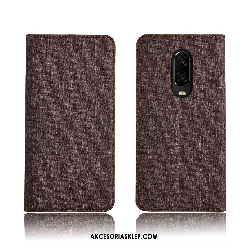 Futerał Oneplus 6t All Inclusive Silikonowe Klapa Niebieski Skórzany Futerał Pokrowce Kupię