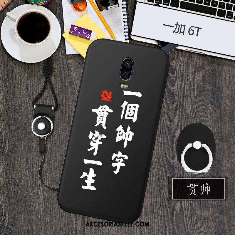 Futerał Oneplus 6t Dostosowane Telefon Komórkowy Ochraniacz Wzór Czarny Obudowa Kup