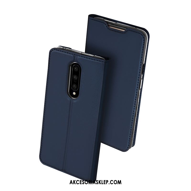 Futerał Oneplus 7 Pro Nowy All Inclusive Ochraniacz Skórzany Futerał Niebieski Etui Tanie