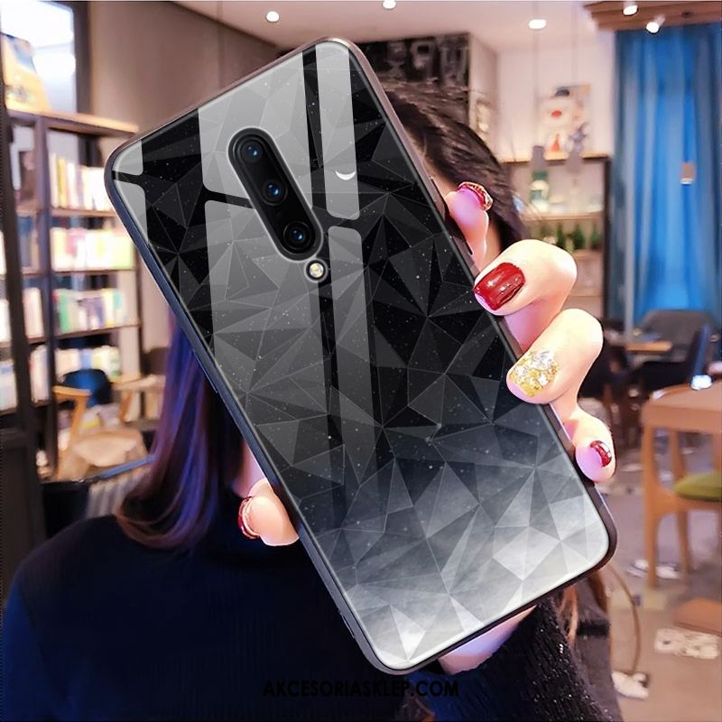 Futerał Oneplus 7 Pro Purpurowy Miękki Telefon Komórkowy All Inclusive Kształt Diamentu Etui Sklep