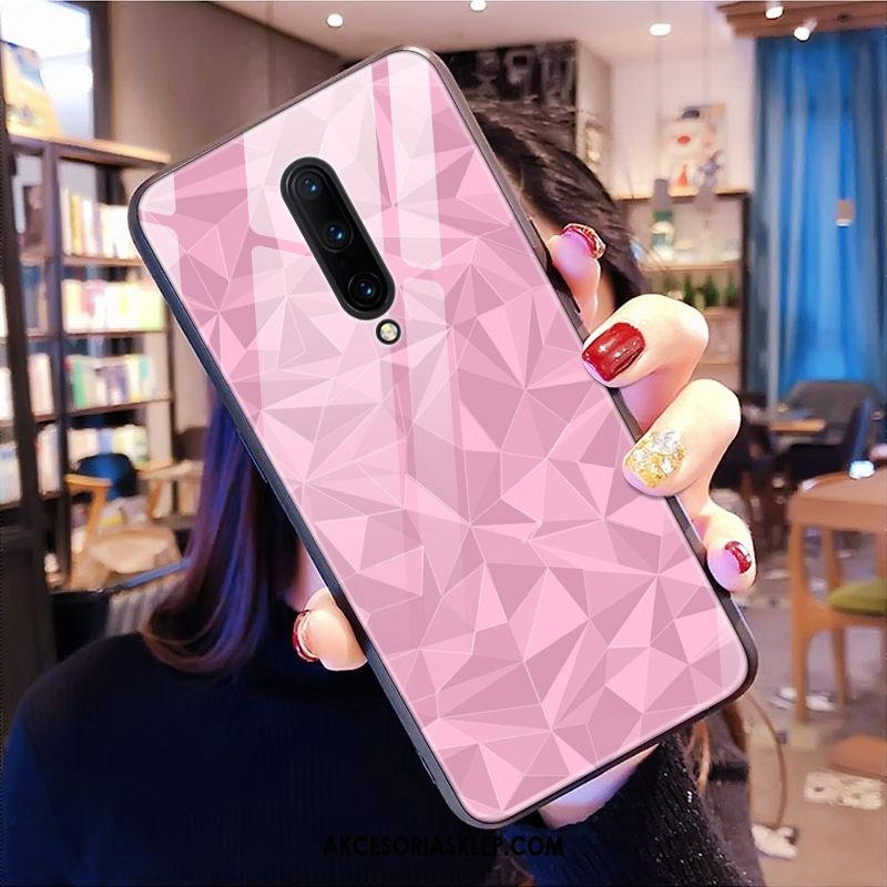 Futerał Oneplus 7 Pro Purpurowy Miękki Telefon Komórkowy All Inclusive Kształt Diamentu Etui Sklep