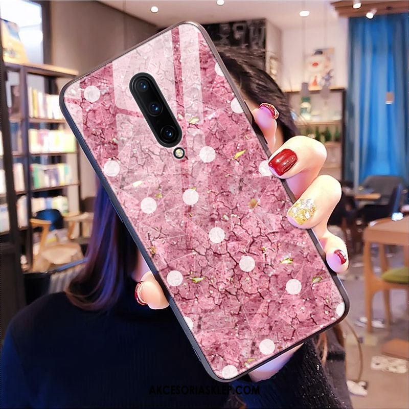 Futerał Oneplus 7 Pro Purpurowy Miękki Telefon Komórkowy All Inclusive Kształt Diamentu Etui Sklep