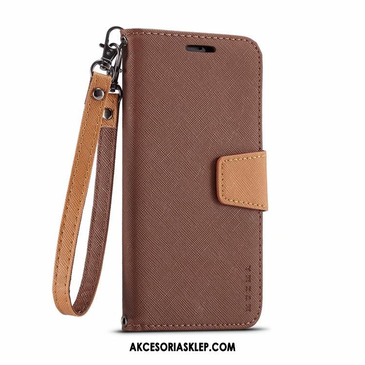 Futerał Oneplus 7t Pro Nubuku Klapa Skórzany Futerał Anti-fall Czerwony Etui Sklep