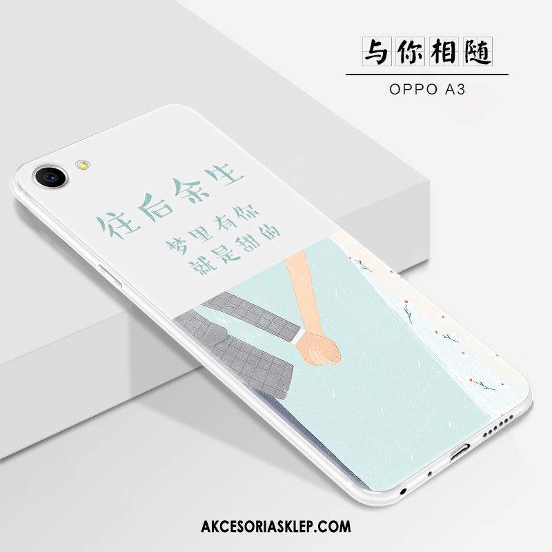 Futerał Oppo A3 Kreskówka Osobowość Ochraniacz Niebieski Nowy Obudowa Oferta