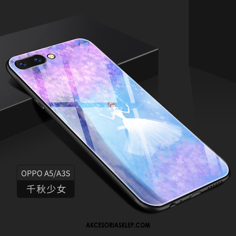 Futerał Oppo A3s Telefon Komórkowy Ochraniacz Kolor Różowe Szkło Hartowane Etui Sprzedam