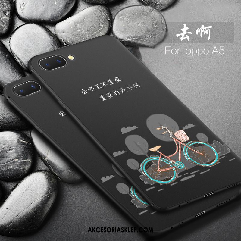 Futerał Oppo A5 Czarny Moda Telefon Komórkowy All Inclusive Ochraniacz Pokrowce Tanie